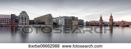 Skyline of Osthafen with Cuvry-Campus and Oberbaum Bridge, Berlin, Germany, Europe View Large Photo Image Stock Photo - Skyline of Osthafen with Cuvry-Campus and Oberbaum Bridge, Berlin, Germany, Europe. Fotosearch