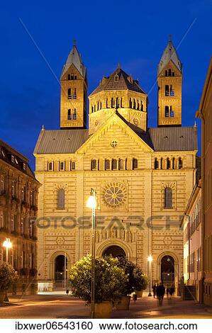 Speyer Cathedral, Cathedral Church of St. Mary and St. Stephen, Imperial Cathedral, Maximilianstrasse, Speyer, Palatinate, Rhineland-Palatinate, Germany, Europe View Large Photo Image Stock Image - Speyer Cathedral, Cathedral Church of St. Mary and St. Stephen, Imperial Cathedral, Maximilianstrasse, Speyer, Palatinate, Rhineland-Palatinate, Germany, Europe. Fotosearch