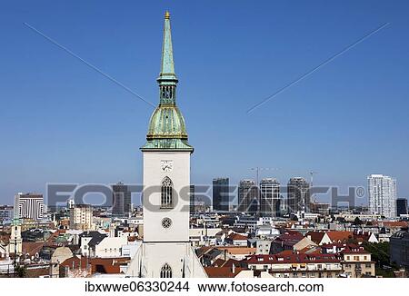 Picture - St. Martin's Cathedral, Cathedral of St. Martin, St. Martin's Cathedral, Bratislava, Slovakia, Europe. Fotosearch