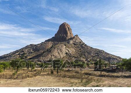 Striking granite mountain, Sahel, Chad, Africa View Large Photo Image Stock Image - Striking granite mountain, Sahel, Chad, Africa. Fotosearch