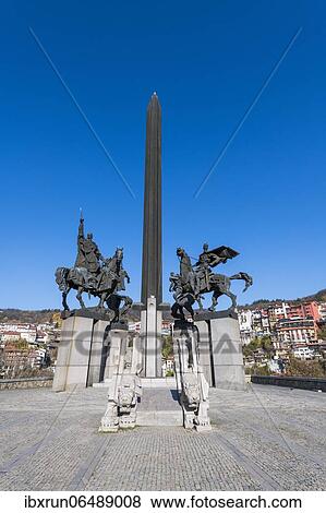 The Monument of Asenevci, Veliko Tarnovo, Bulgaria, Europe View Large Photo Image Stock Photo - The Monument of Asenevci, Veliko Tarnovo, Bulgaria, Europe. Fotosearch