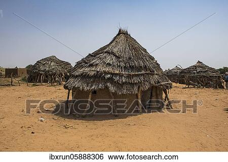 Traditional mud huts, Hausa village, south-Niger, Niger, Africa View Large Photo Image Stock Photograph - Traditional mud huts, Hausa village, south-Niger, Niger, Africa. Fotosearch