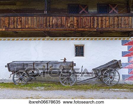 Stock Photography - Tyrolean Farm Detail, Museum of Tyrolean Farms, Kramsach, Tyrol, Austria, Europe. Fotosearch