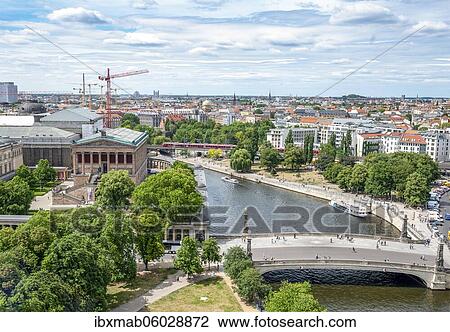 View from Berlin Cathedral, view of the Spree River with Friedrichsbrücke and Alte Nationalgallerie, Berlin-Mitte, Berlin, Germany, Europe View Large Photo Image Stock Image - View from Berlin Cathedral, view of the Spree River with Friedrichsbrücke and Alte Nationalgallerie, Berlin-Mitte, Berlin, Germany, Europe. Fotosearch