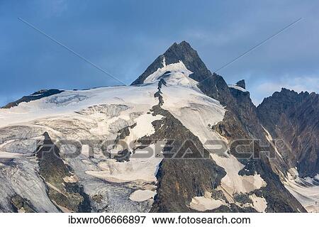 View of the summit of the Großglockner, mountain, Alps, Hohe Tauern National Park, Austria, Europe View Large Photo Image Stock Photo - View of the summit of the Großglockner, mountain, Alps, Hohe Tauern National Park, Austria, Europe. Fotosearch