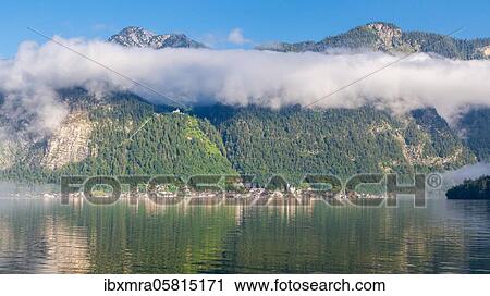 View over Lake Hallstatt to Hallstatt, Upper Austria, Austria, Europe View Large Photo Image Stock Image - View over Lake Hallstatt to Hallstatt, Upper Austria, Austria, Europe. Fotosearch