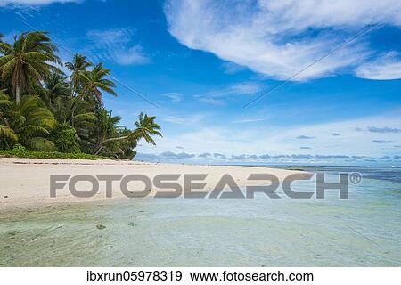 White sand beach and turquoise water, Marine National Park, Tuvalu, Oceania View Large Photo Image Stock Photo - White sand beach and turquoise water, Marine National Park, Tuvalu, Oceania. Fotosearch