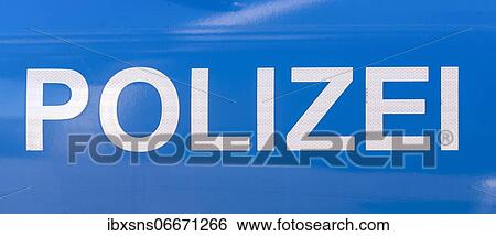 Writing police, Germany, Europe View Large Photo Image Stock Photograph - Writing police, Germany, Europe. Fotosearch