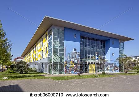 Stock Image - Youth Hostel JBB of the German Youth Hostel Association, Bielefeld, East Westphalia, North Rhine-Westphalia, Germany, Europe. Fotosearch