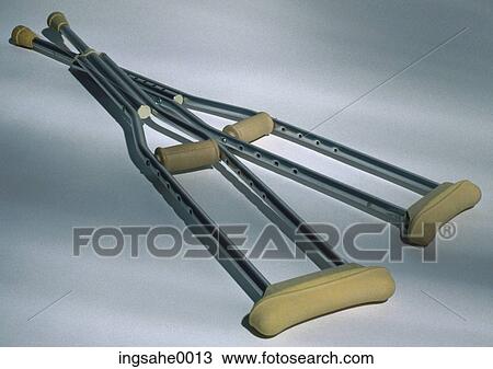 a pair of crutches View Large Photo Image Stock Image - a pair of crutches . Fotosearch
