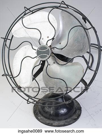 Stock Photo - Antique metal fan. Fotosearch