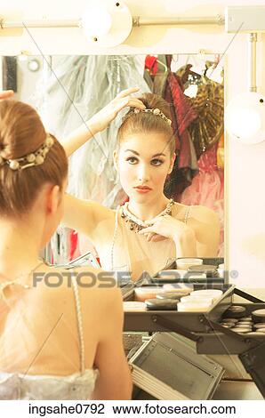 Ballerina in her dressing room View Large Photo Image Stock Image - Ballerina in her dressing room. Fotosearch