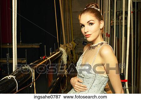 Ballerina waiting backstage 3 View Large Photo Image Stock Photo - Ballerina waiting backstage 3. Fotosearch