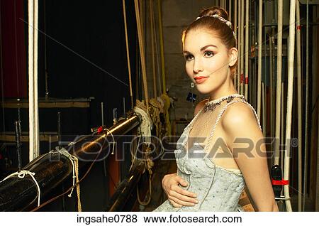 Ballerina waiting backstage 4 View Large Photo Image Stock Photo - Ballerina waiting backstage 4. Fotosearch