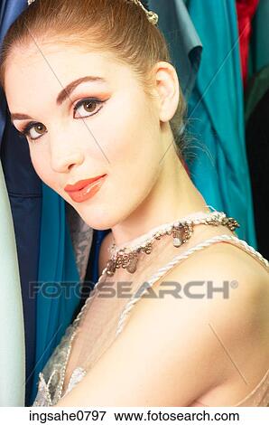 Ballerina waiting backstage 6 View Large Photo Image Stock Photo - Ballerina waiting backstage 6. Fotosearch