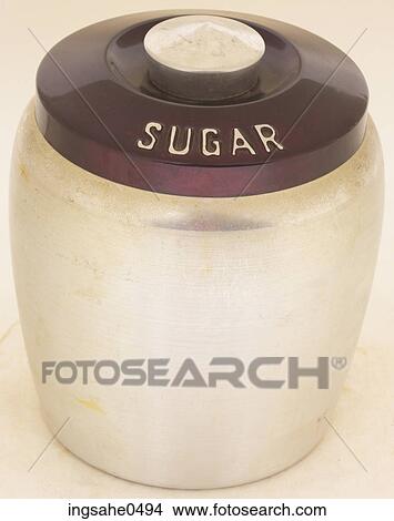 Black and metal sugar jar L3 View Large Photo Image Picture - Black and metal sugar jar L3. Fotosearch