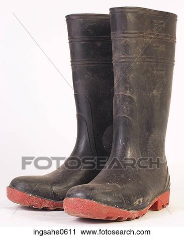 Black and red rubber boots L2 View Large Photo Image Stock Image - Black and red rubber boots L2. Fotosearch