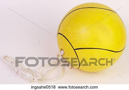 Black and yellow tether ball View Large Photo Image Stock Photo - Black and yellow tether ball. Fotosearch