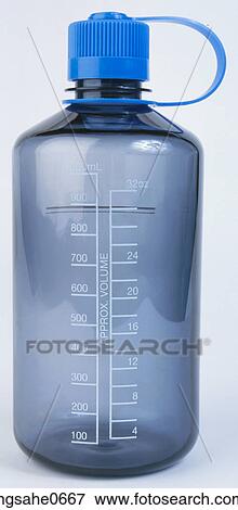 Blue and gray plastic water bottle L1 View Large Photo Image Stock Photo - Blue and gray plastic water bottle L1. Fotosearch
