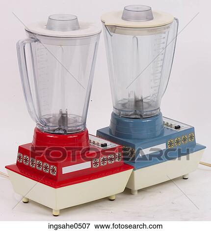 Blue and red blenders L2 View Large Photo Image Stock Photo - Blue and red blenders L2. Fotosearch