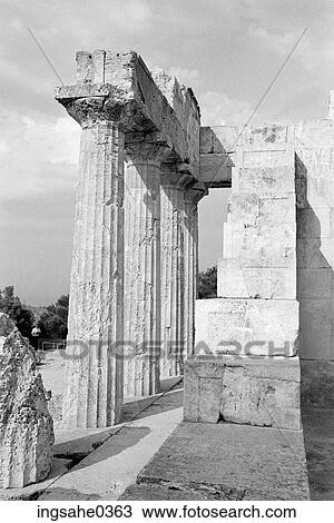 Stock Image - Classical Greek ruins . Fotosearch