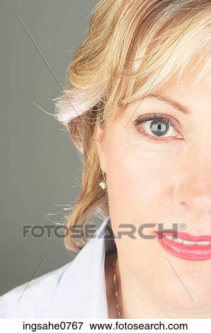 Close-up of woman's eye View Large Photo Image Stock Photo - Close-up of woman's eye. Fotosearch