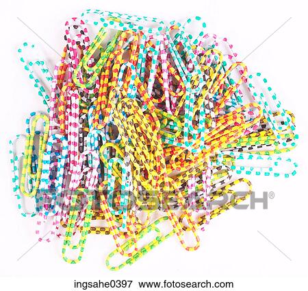 Colorful paperclips L1 View Large Photo Image Stock Photo - Colorful paperclips L1. Fotosearch
