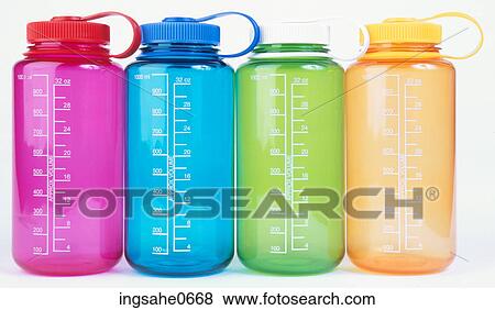 Colorful water bottles L1 View Large Photo Image Stock Photo - Colorful water bottles L1. Fotosearch
