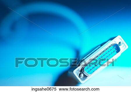 Computer port cable View Large Photo Image Stock Photography - Computer port cable. Fotosearch