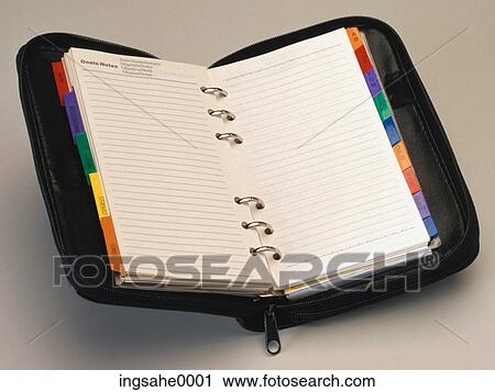 Stock Image - day planner. Fotosearch