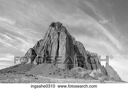 Stock Image - Desert butte . Fotosearch