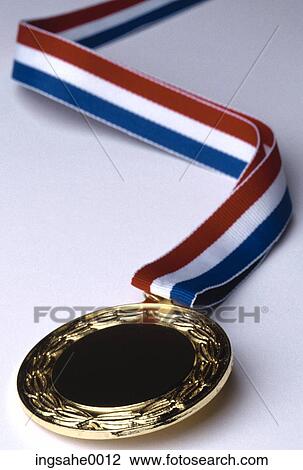 gold medal with ribbon View Large Photo Image Stock Image - gold medal with ribbon . Fotosearch