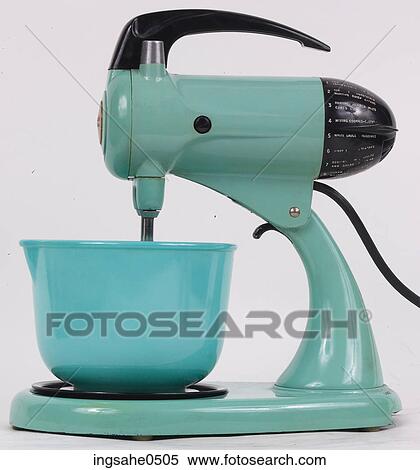 Green electric mixer L9 View Large Photo Image Stock Photography - Green electric mixer L9. Fotosearch