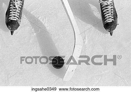Stock Photo - Hockey skates . Fotosearch