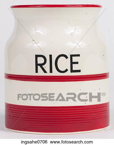 Jar of rice View Large Photo Image Stock Photograph - Jar of rice . Fotosearch