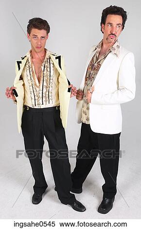 Men in seventies-style clothes View Large Photo Image Stock Photography - Men in seventies-style clothes. Fotosearch
