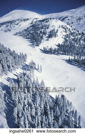Mountain ski slope View Large Photo Image Stock Image - Mountain ski slope . Fotosearch