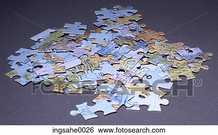 pile of puzzle pieces View Large Photo Image Stock Photograph - pile of puzzle pieces . Fotosearch