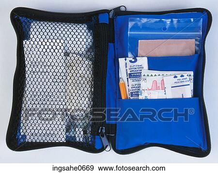 Stock Photo - Portable first aid kit L3. Fotosearch
