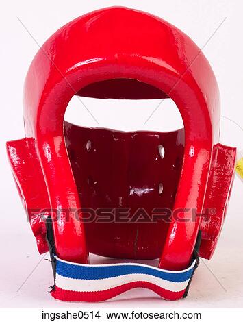 Red boxing helmet View Large Photo Image Picture - Red boxing helmet. Fotosearch