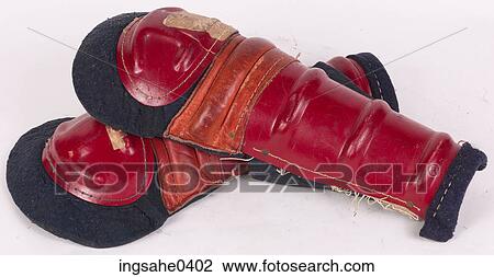 Red shin guards View Large Photo Image Stock Image - Red shin guards. Fotosearch