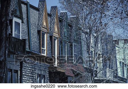 Row houses View Large Photo Image Stock Image - Row houses . Fotosearch