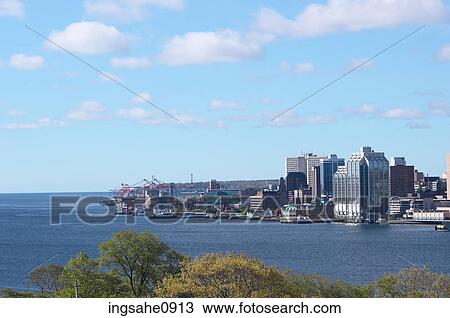 Shipping docks of port city 1 View Large Photo Image Stock Image - Shipping docks of port city 1. Fotosearch