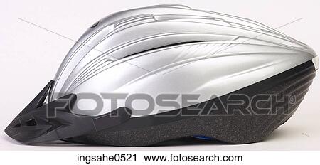 Silver bicycle helmet L3 View Large Photo Image Stock Image - Silver bicycle helmet L3. Fotosearch