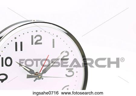 Stock Photograph - Stainless steel clock 2. Fotosearch