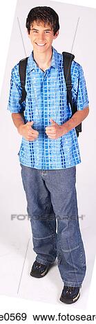 Teenaged boy View Large Photo Image Stock Photo - Teenaged boy . Fotosearch