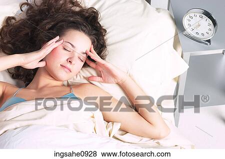 Woman waking up 1 View Large Photo Image Stock Photo - Woman waking up 1. Fotosearch
