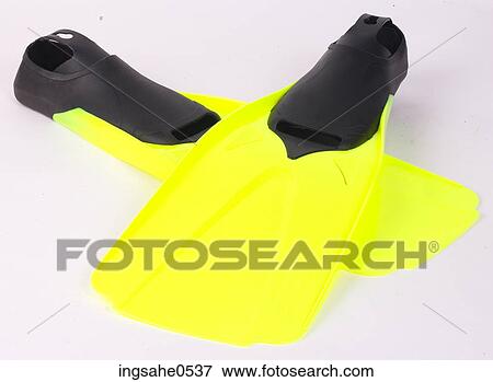 Yellow and black flippers View Large Photo Image Stock Photo - Yellow and black flippers. Fotosearch