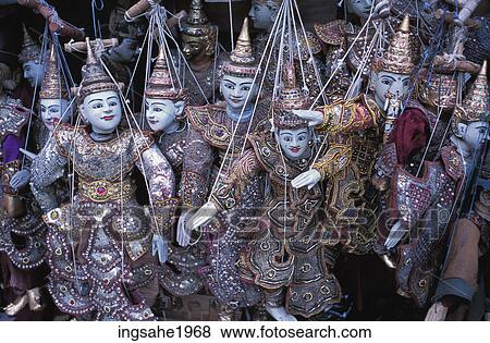 Asian puppets View Large Photo Image Stock Photo - Asian puppets. Fotosearch