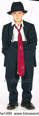 boy wearing adult suit View Large Photo Image Stock Photo - boy wearing adult suit . Fotosearch